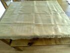 Square voile table cloth.