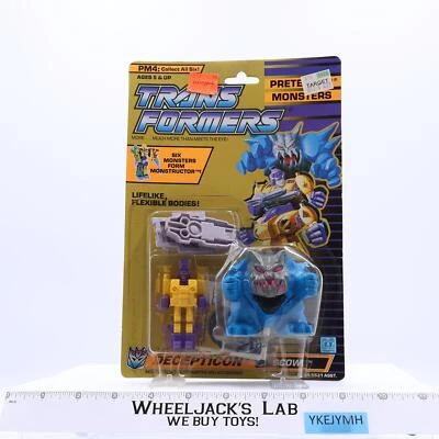 Scowl Pretender Monsters 1989 Vintage Hasbro G1 Transformers Figure MOSC NEW - Image 1 of 4