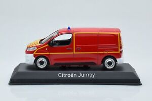 155822 Citroen Berlingo Jumpy Van Sapeurs Pompiers Red Norev 1/43