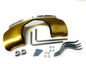 LAMBRETTA SX150 SX200 1966 A 1969 MOSQUITERO ORO MACIZO CON MATERIALES DE FIJACIÓN - Imagen 1 de 5