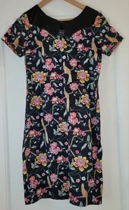 Retro Dress Size S (AU10) Vintage Style Floral DeVol - Picture 1 of 5