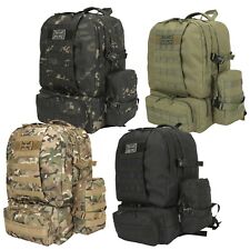 Army Rucksack Military Daysack Backpack Tactical Molle Expedition Multi Camo 50L