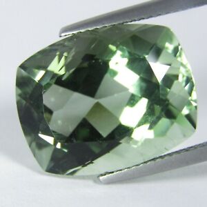 17.05Cts Natural Gorgeous Green Amethyst(Prasiolite) Cushion Shape Gemstone VDO