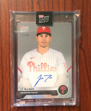 J.T. REALMUTO 2021 Topps Now Road to Opening Day On Card AUTO Sealed /99