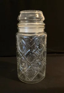 Vintage Anchor Hocking SMUCKERS Embossed Fruit/Apothecary Canister Jar - Picture 1 of 5