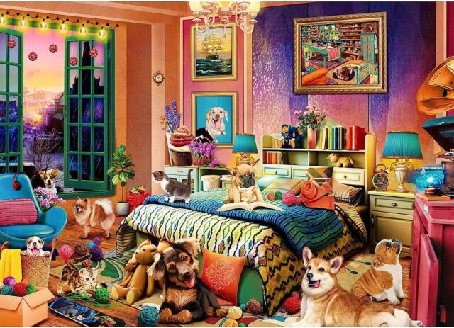 Puzzle 30 peças Cachorros Fofinhos / Puzzle 30 pieces cuddly dogs