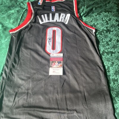 Damian Lillard signed autographed jersey Portland Trailblazers JSA Certified - Image 1 of 4