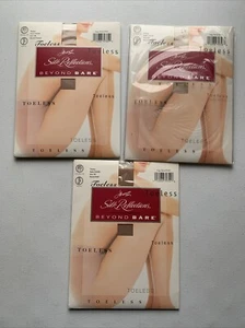 Hanes Silk Reflections Beyond Bare Size AB Toeless Control Top Natural Bisque - Picture 1 of 11