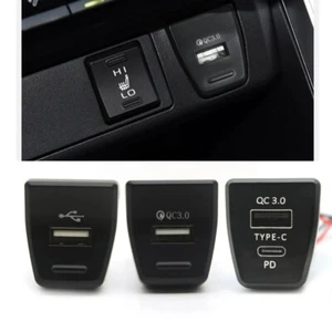 Pour Toyota Rav4 2019 2020 Chargeur Voiture Interface USB Prise Intérieur Chargeur Rapide - Photo 1 sur 12