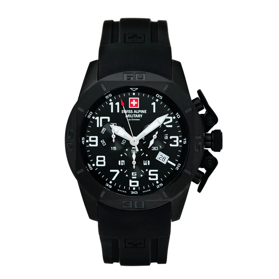 Reloj Swiss Alpine Military Hombre Cronógrafo 7063.9877SAM Silicona Foto 1 de 1