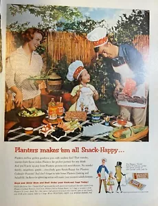 1960 Werbung Pflanzgefäße Snacks Mr. Peanut - Bild 1 von 1