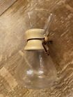 Chemex Pour Over Drip Glass Coffee Maker Carafe 8 Cups Hand Blown