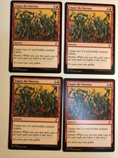 4x MTG Time Spiral Remastered Empty the Warrens NM/M Magic the Gathering