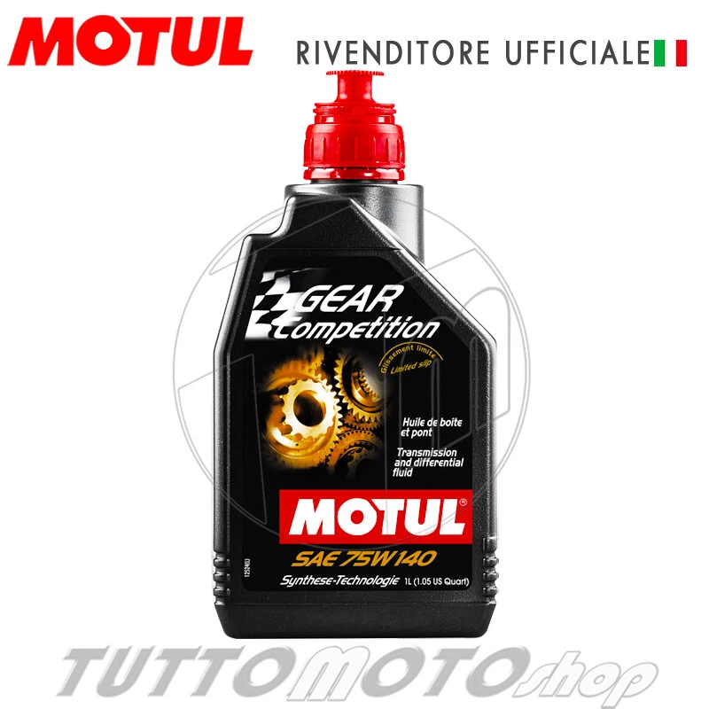 1L OLIO 75W-140 CARDANO CAMBIO MOTO BMW MOTUL GEAR COMPETITION 75W140 - Immagine 1 di 1