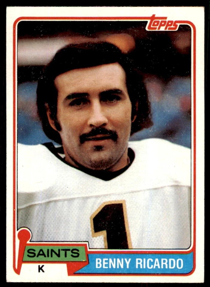 1981 TOPPS! BENNY RICARDO NEW ORLEANS SAINTS #306 - Image 1 of 2