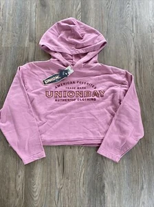vtg crop deadstock union bay lightweight hoody sz m💕 - Picture 1 of 5