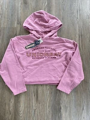 Sudadera con capucha ligera de colección Crop Deadstock Union Bay talla M💕 Foto 1 de 4
