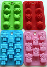 Bulk 4 Wiltshire 8 Cavity Mould, Chocolate Melts Jelly Ice Cubes Candy Silicone