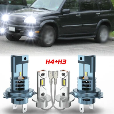 Faros antiniebla altos bajos para Suzuki XL7 2002 2003 2004 2005 6000K 4 piezas Foto 1 de 4