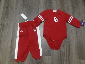 Baby/Infant Size 12 Months Oklahoma Sooners 2 Piece Outfit **NWT** - Picture 1 of 2