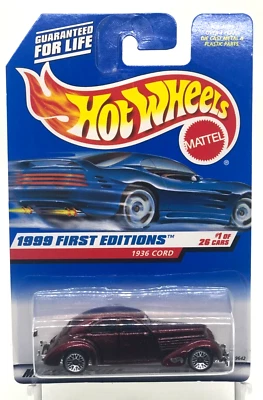 Hot Wheels First Editions 1936 Cord No. 649 1:64 Scale - Image 1 of 3