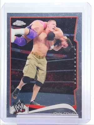 JOHN CENA 2014 TOPPS CHROME WWE SUPERSTAR Q3813 - Image 1 of 2