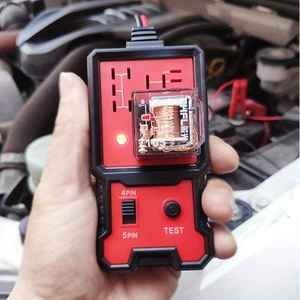 Efficient Get the Job Done with 12V 4/5 - Pin Car Relay Tester & Battery Clips - Picture 1 of 5