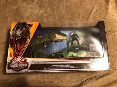 Mattel Jurassic Park World Legacy Tyrannosaurus Rex Ambush Pack Foto 1 de 4