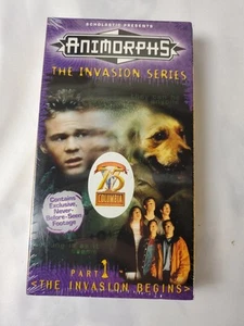 Animorphs The Invasion Begins VHS Tape Part 1 New Sealed Scholastic - Picture 1 of 3