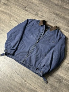 Vintage Dockers Full-Zip Faded Lined Detroit Style Workwear Jacket Men (SIZE XL) - Picture 1 of 12