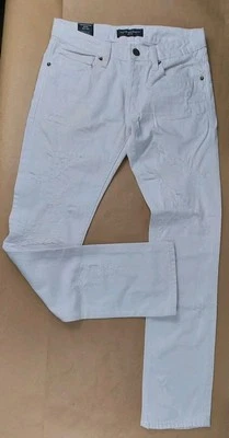 CULT OF INDIVIDUALITY Distressed  White Jeans Men's 30/34  - Image 1 of 4