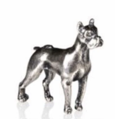 Auténtico Origami Búho PLATA ESTERLINA BOXER Flotante RAZA PERRO Dije Foto 1 de 3