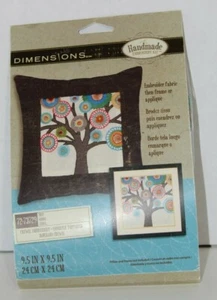 Handmade Collection Tree Crewel Embroidery Kit 10"X10" Stitched - Picture 1 of 4