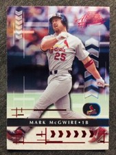 2001 Playoff Absolute Memorabilia #15 Mark McGwire Card 