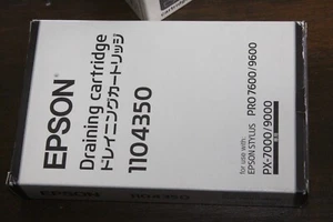 Genuine EPSON Draining Cartridge 1104350 For Stylus Pro 7600/9600/PX-7000/9000 - Picture 1 of 2