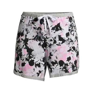 2 PIEZAS PANTALONES CORTOS NEGROS GRISES TOP SECRET TESOROS Y GRIS ROSA FLORAL BOLSILLOS 2X - Imagen 1 de 13