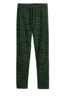 Marca "So" ~ Leggings para niña talla grande (10/12) ~ patrón de cebra ~ algodón/spandex Foto 1 de 4