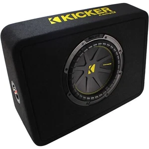 Kicker CompC 10" 250W RMS 2-Ohm Compact Loaded Subwoofer Enclosure / 50TCWC102 - Picture 1 of 9