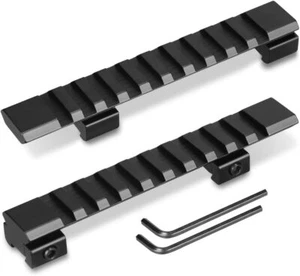 2 x Leuchtpunktvisier 11mm to 20mm Picatinny Zielfernrohrmontagen Adapter - Bild 1 von 15