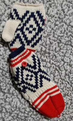 NWT GAP KIDS ALPINE Red White Blue CONVERTIBLE MITTENS Child size Small - Image 1 of 3