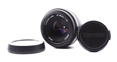 RARE!!!【Top Mint】Yashica Kyocera AF 50mm f/1.8 Prime Lens from Japan #1248 - Image 1 of 4