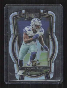 Sam Williams 2022 Panini Select Silver Prizm Die Cut Dallas Cowboys #276 - Bild 1 von 2