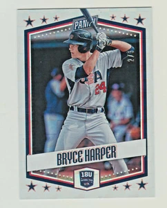 2018 Panini Fathers Day USA TEAM CHECKERBOARD #USA3 BRYCE HARPER 2/5 Phillies - Picture 1 of 2