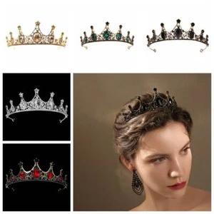 Baroque Crown Women Metal Princess Crown Bride Tiara Birthday Party Costume - Picture 1 of 18