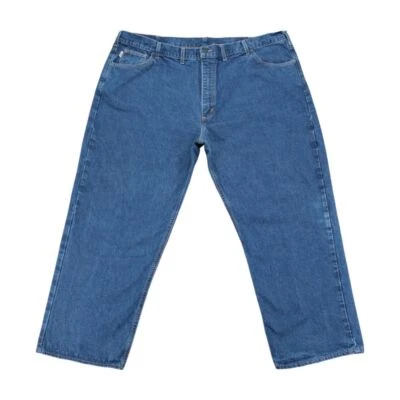 Carhartt FRB100-DNM FR Flame-Resistant Signature Relaxed Fit Denim Jeans 48x30 - Image 1 of 4