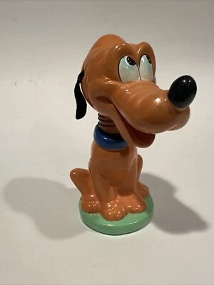 BONECA RARA VINTAGE DÉCADA DE 1960 WALT DISNEY PRODUCTIONS PLUTO BOBBLE HEAD / JAPÃO - Imagem 1 de 4