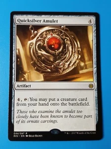 1x QUICKSILVER AMULET - Ixalan - MTG - Magic the Gathering - Picture 1 of 1