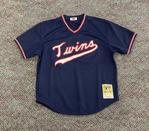 Mitchell And Ness Kirby Puckett Minnesota Twins Jersey Size Large Baseball MLB Cover