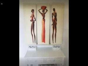 Leinwand auf Keilrahmen Bilder AFRIKA von Mia Morro 3-teilig - Bild 1 von 1