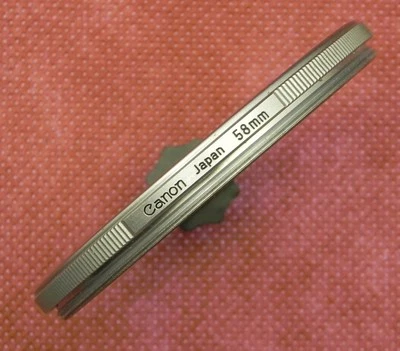 Canon RF Rangefinder 58mm UV Filter for 85mm f1.5,100mm f2  #3 - Image 1 of 4